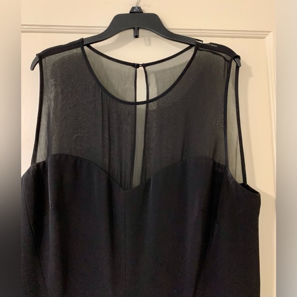 ANTONIO MELANI Illusion Neckline Overlay Jumpsuit Size 14 - Picture 3 of 15